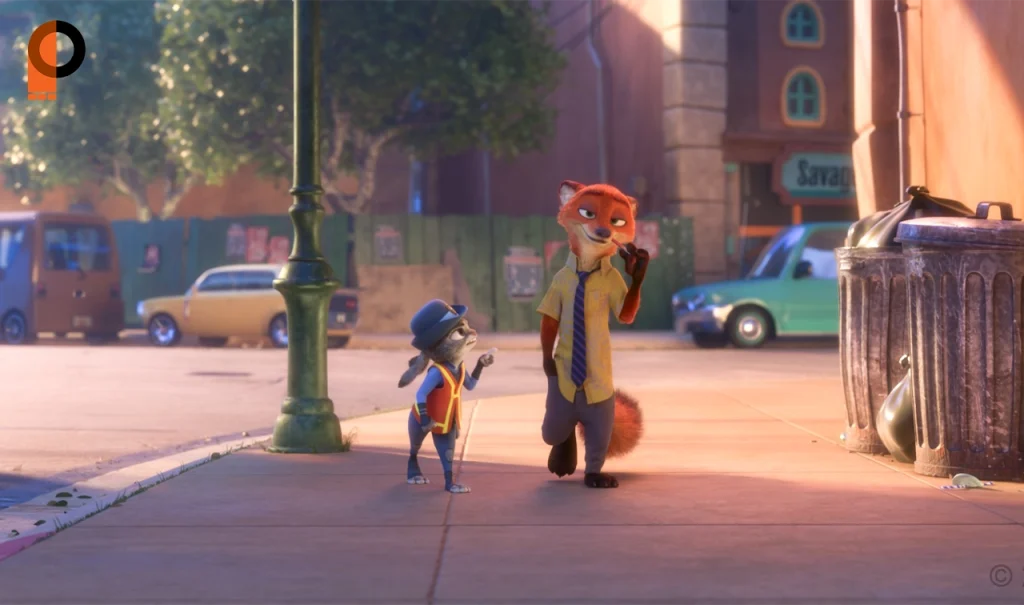 تصویری از موتور رندر Hyperion شرکت دیزنی که برای انیمیشن‌سازی و تولید جلوه‌های بصری با کیفیت بالا طراحی شده است، ارائه‌دهنده فناوری پیشرفته در صنعت فیلم و انیمیشن.