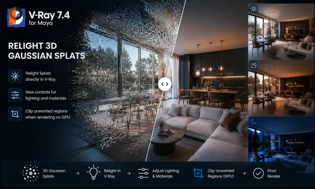 V-Ray 7.4 for maya 2027