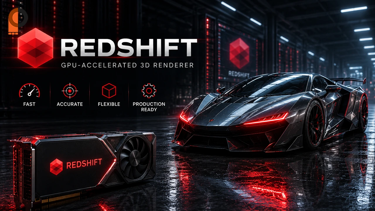 موتور رندر Redshift مبتنی بر GPU برای رندرینگ سهبعدی سریع و حرفهای در نرمافزارهای سهبعدی