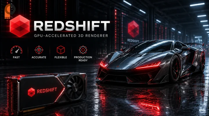 موتور رندر Redshift مبتنی بر GPU برای رندرینگ سه‌بعدی سریع و حرفه‌ای در نرم‌افزارهای سه‌بعدی